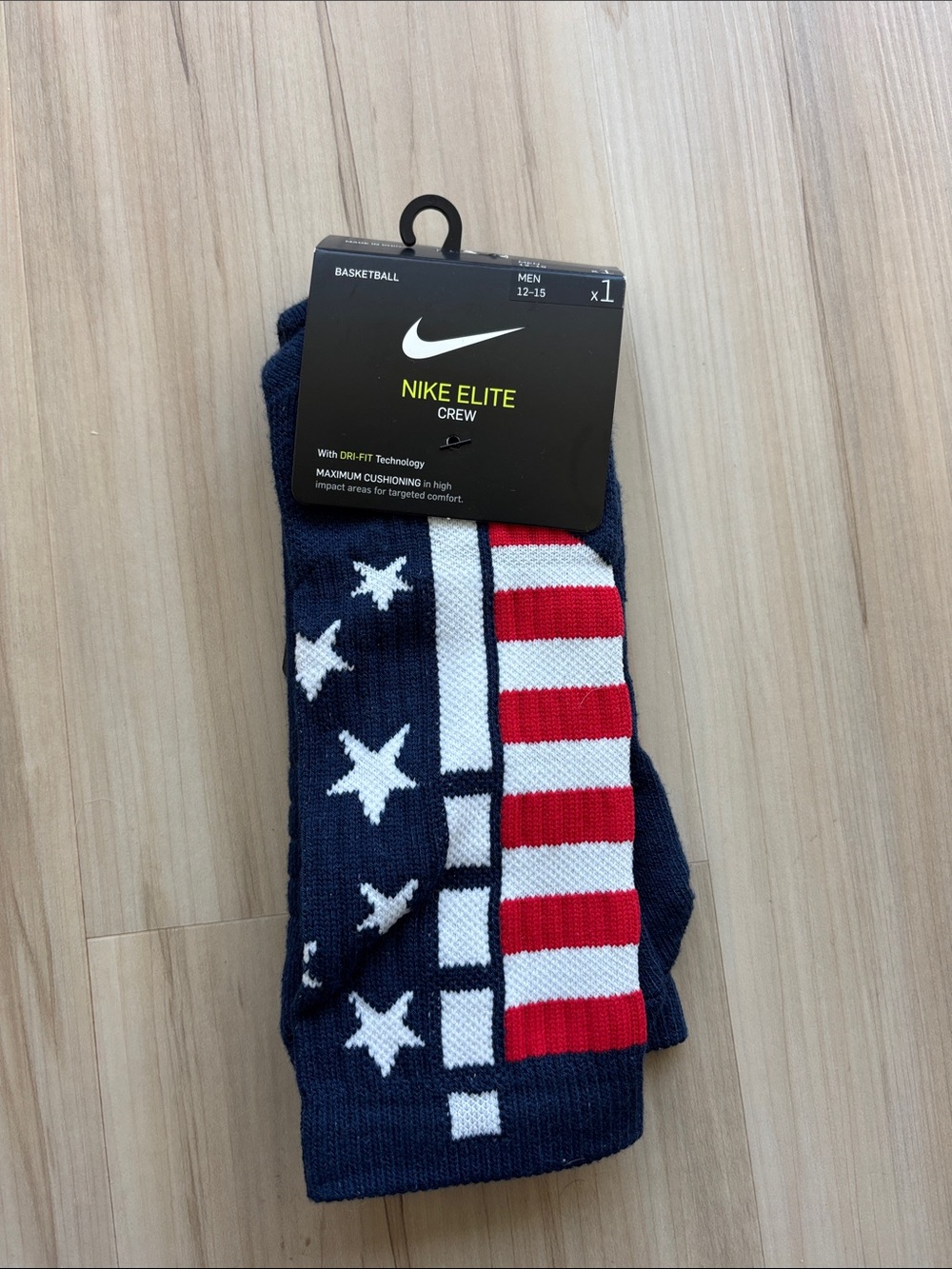 Nike Elite Crew Socks - Navy, Red, White